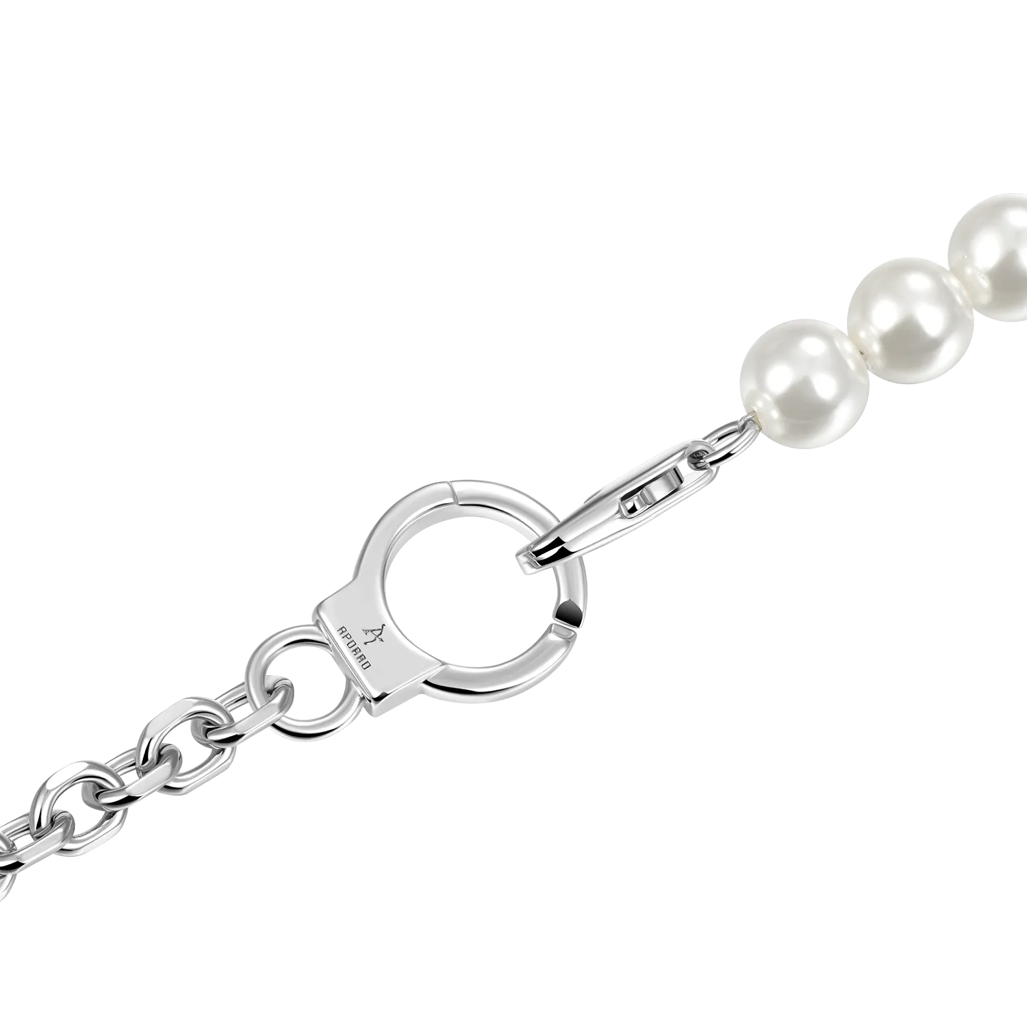 ESSENTIALS Handcuffs Pearl Panel Detachable Necklace